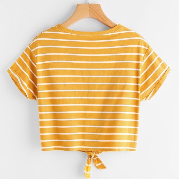 Yellow & white t-shirt - Picture 2 of 2